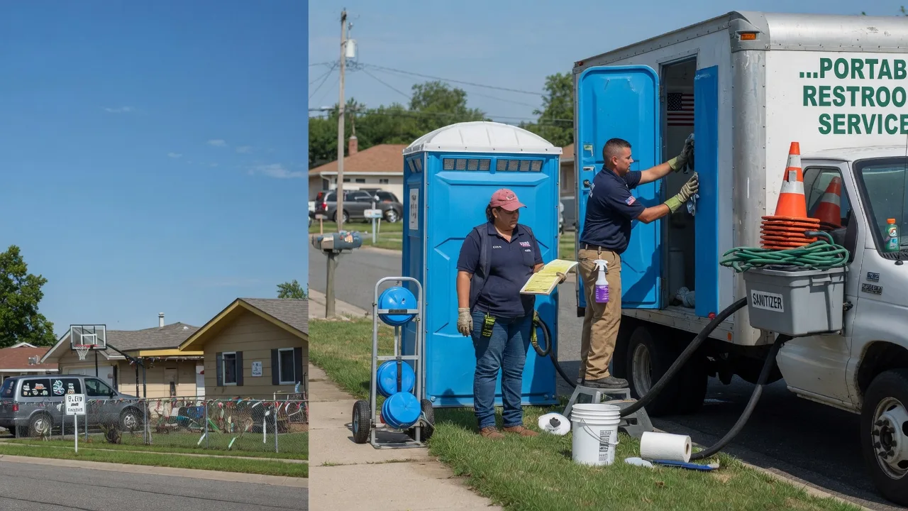 Portable Toilet Rental in Bloomington, IL near me